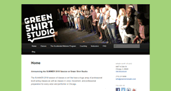 Desktop Screenshot of greenshirtstudio.com